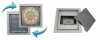 NEW TRENDY Kabina prysznicowa AVEXA BLACK drzwi uchylne 90x80x200 Polska produkcja EXK-1574/EXK-1575